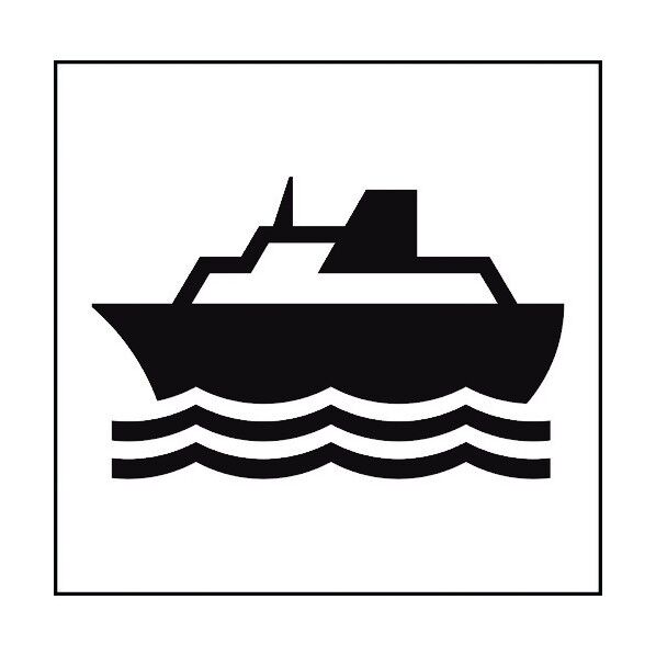 JISピクトサイン 船舶/フェリー/港 150角 6300001258 1点