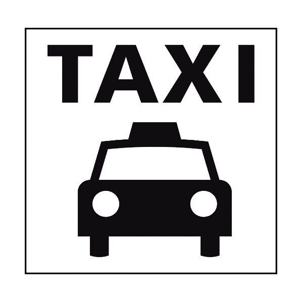 JISピクトサイン タクシー/タクシーのりば 150角 6300001261 1点