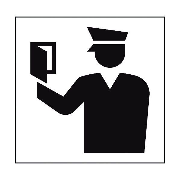 JISピクトサイン 出国手続/入国手続/検疫/書類審査 150角 6300001275 1点