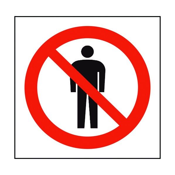 JISピクトサイン 立入禁止 150角 6300001306 1点