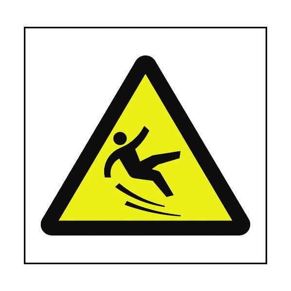 JISピクトサイン 滑面注意 150角 6300001323 1点