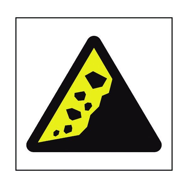 JISピクトサイン 崖崩れ･地滑り注意 150角 6300001329 1点