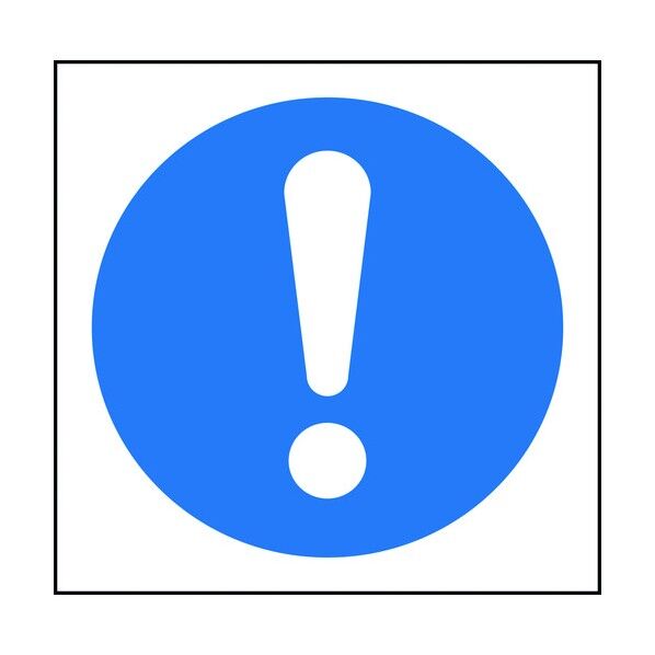 JISピクトサイン 一般指示 150角 6300001331 1点