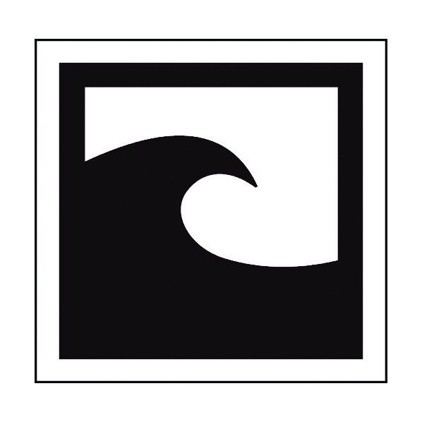 JISピクトサイン 津波/高潮 150角 6300001344 1点