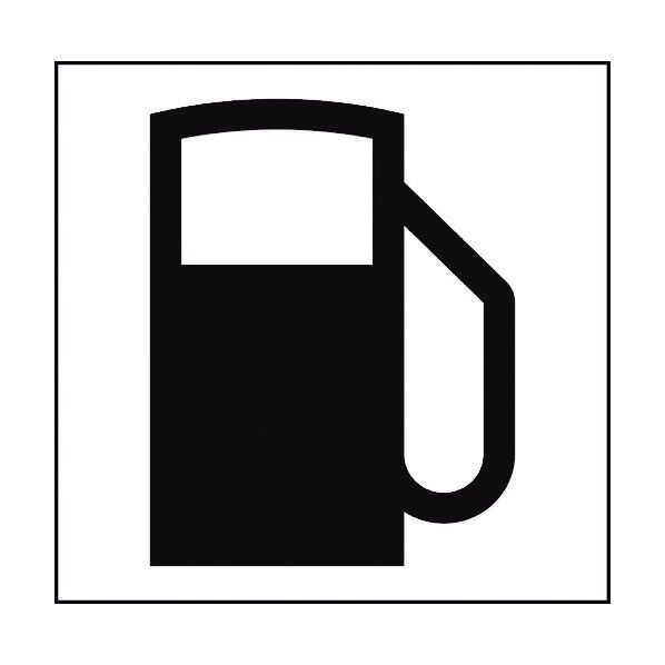 JISピクトサイン ガソリンスタンド 150角 6300001352 1点