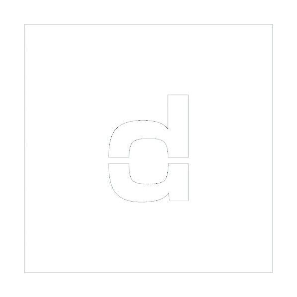 吹付けプレートH75 アルファベット d 6300002518 1点