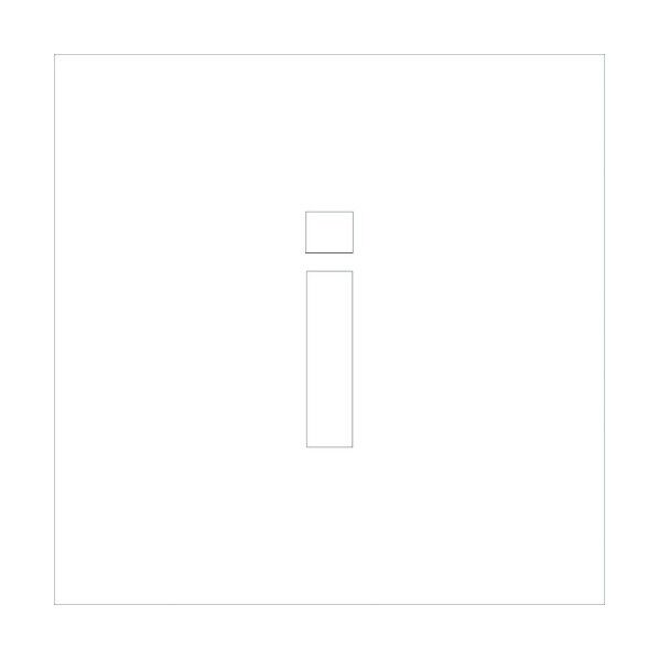 吹付けプレートH75 アルファベット i 6300002523 1点