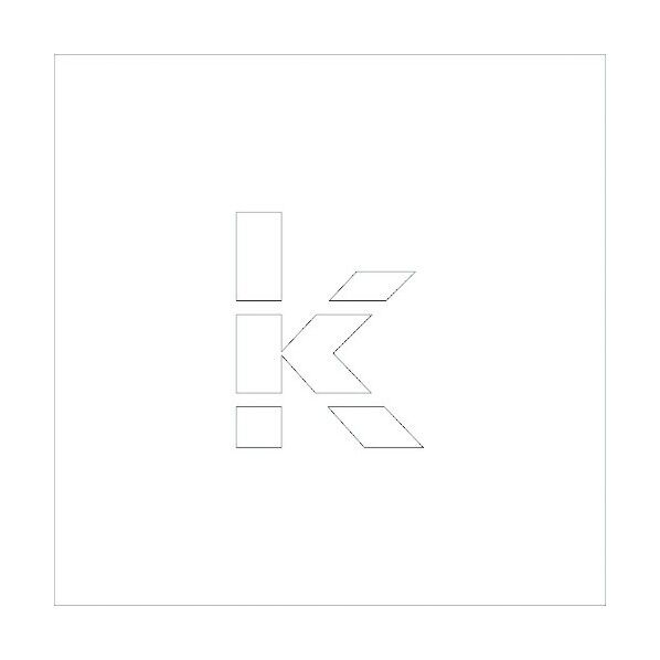 吹付けプレートH75 アルファベット k 6300002525 1点