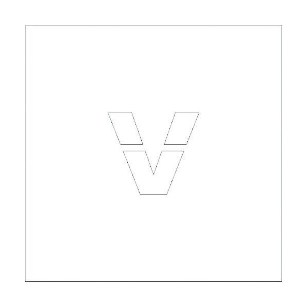 吹付けプレートH75 アルファベット v 6300002536 1点