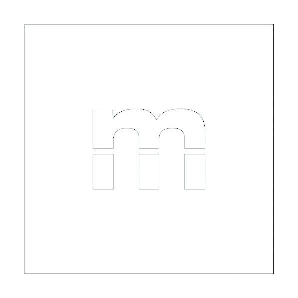 吹付けプレートH100 アルファベット m 6300002553 1点