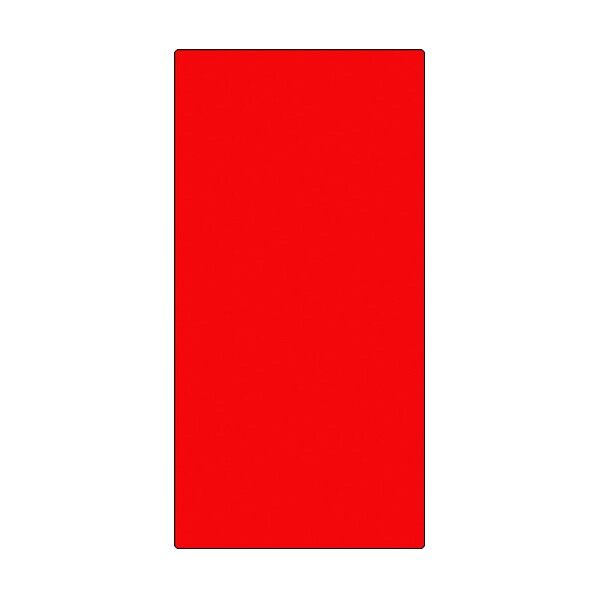 危険物標識 赤無地 6300003677 1点