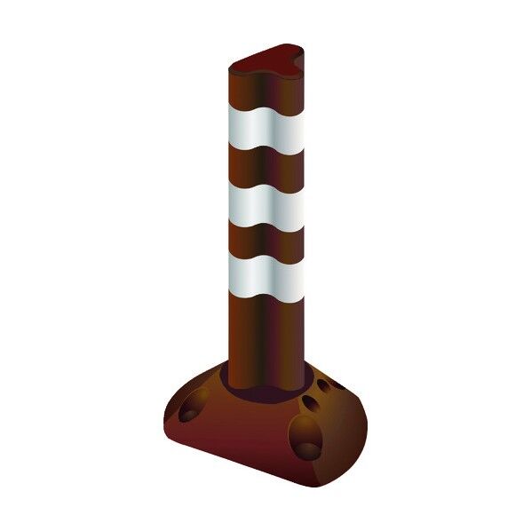 ポストフレックス スリムベースタイプ PF-S650 ブラウン 6300003975 1点