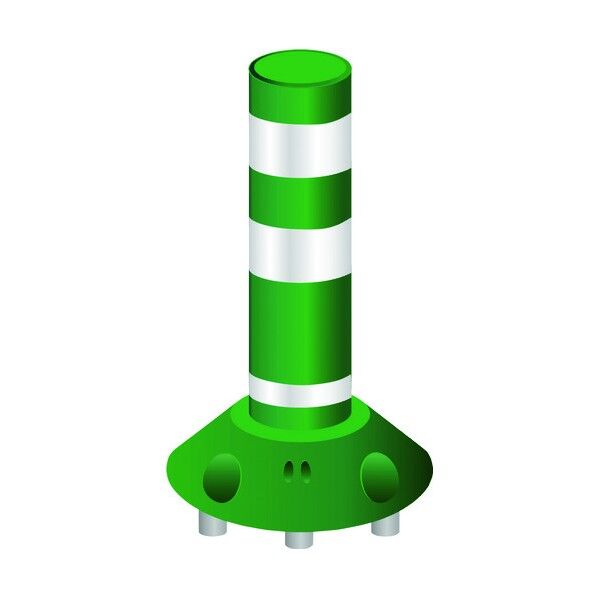 ラウンドポスト250着脱三本脚 RP-B400-25 グリーン 6300004060 1点