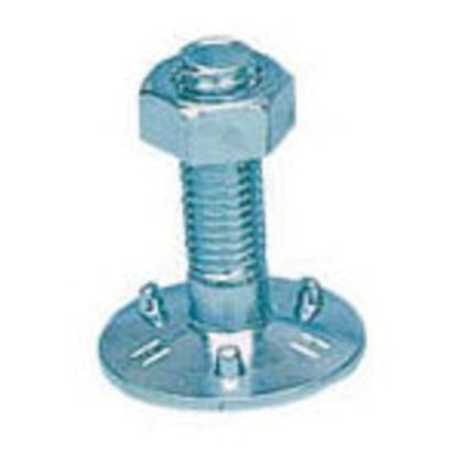 三ツ爪バケットボールトナットネジ径M12全長50mm(50組入) M12X50 50組