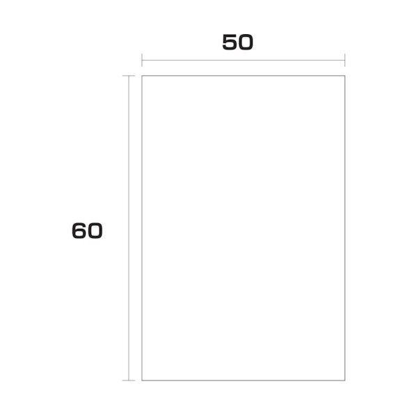 ポリエチレン袋 厚み0.03 10000枚 50幅x長さ60mm 6300004873 10000枚