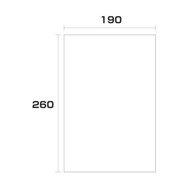 ポリエチレン袋 厚み0.03 1000枚 190幅x長さ260mm 6300004901 1000枚