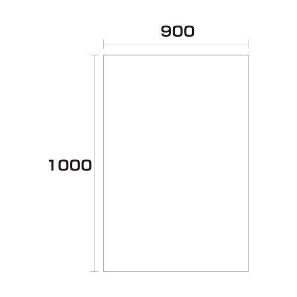 ポリエチレン袋 厚み0.04 200枚 900幅x長さ1000mm 6300004952 200枚