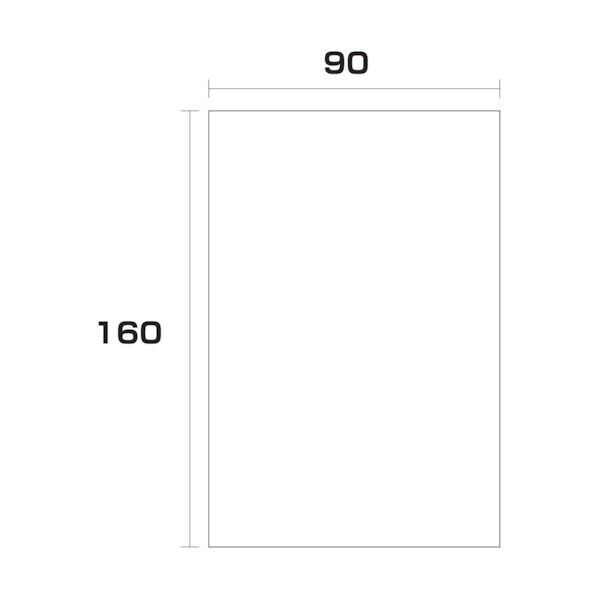 ポリエチレン袋 厚み0.06 2000枚 90幅x長さ160mm 6300004982 2000枚