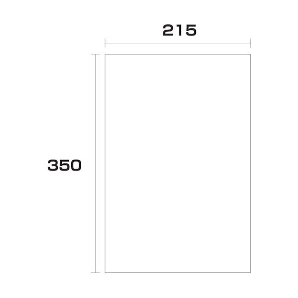 ポリエチレン袋 厚み0.1 500枚 215幅x長さ350mm 6300005031 500枚