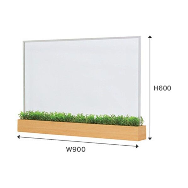 グリーンモード 卓上ポット 透明 900×600 GR4422 6300005098 1点