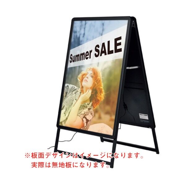 LEDグリップA B1 両面 ブラック(39413BLK) 6300008995 1点