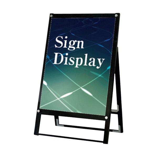 ブラックポスター用スタンド看板 A1 片面 面ブラック BPSSK-A1KB 6300020224 1点