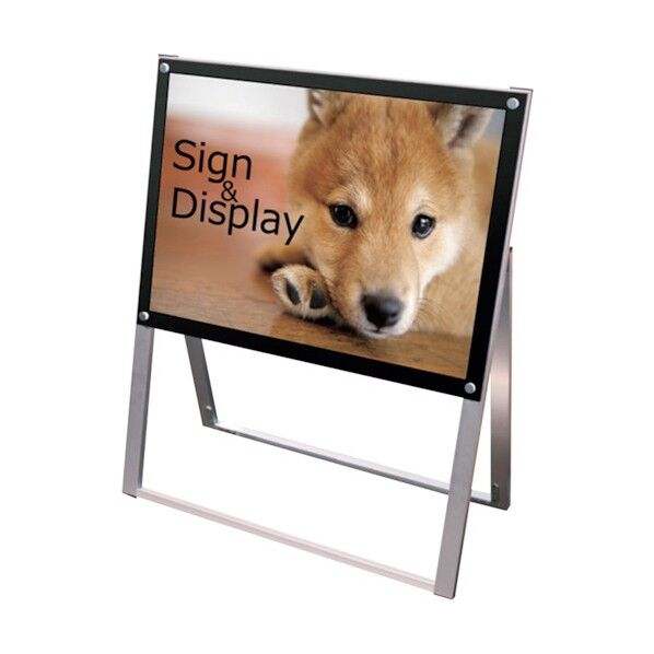 ポスター用スタンド看板 B2ヨコ 片面 面ブラック PSSK-B2YKB 6300020210 1点