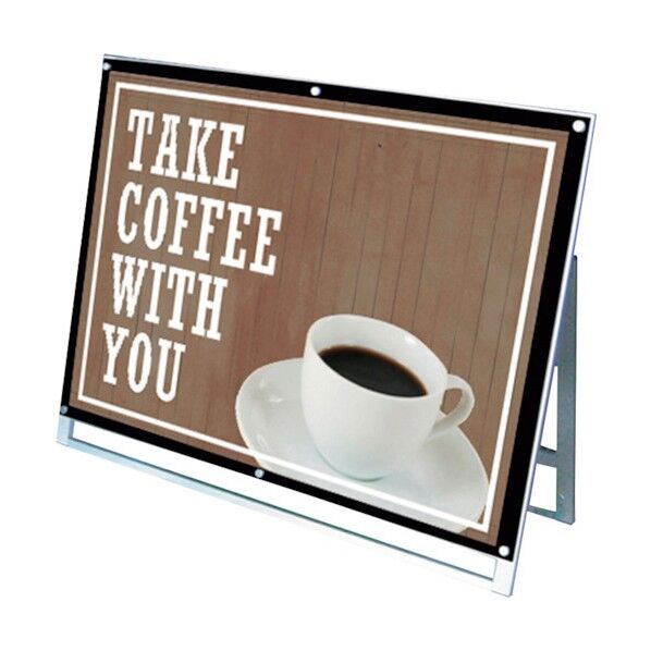 ポスター用スタンド看板マグネジ A0ヨコロー 片面 ブラック PSSKMN-A0YLKB 6300020162 1点