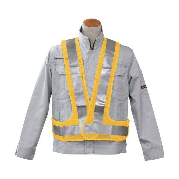 高輝度反射ベスト イエロー YGT-63 6300020951 1点