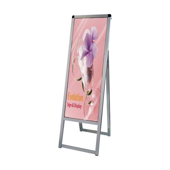 バリウススタンド看板 A1ハーフ 片面 シルバー VASKAC-A3TTK 6300020420 1点