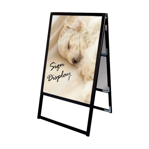 バリウススタンド看板 A2 両面 ブラック BVASKAC-A2R 6300020419 1点