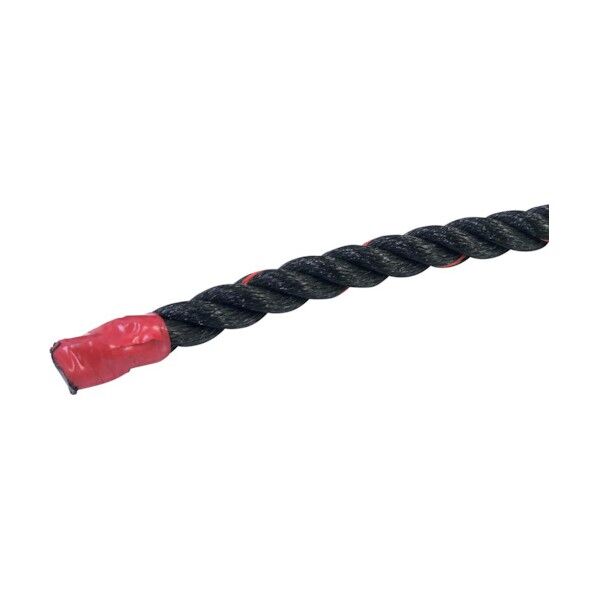 ※法人専用品※グリーンクロス ポリエチレンロープ 黒 200m巻 18mm 6300023914 1点