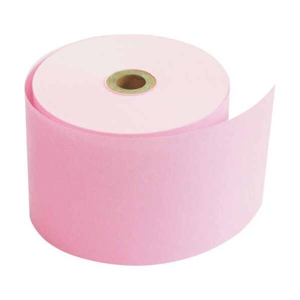 カラーサーマル紙 80mm幅 ピンク 50巻入 6300027913 1セット