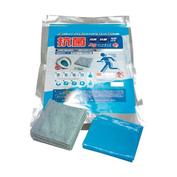 BR-952抗菌トイレシート50回シート60枚 汚物袋20袋 6300028226 1セット