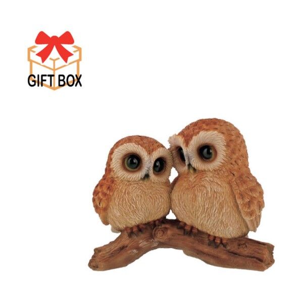 フクロウ(親子) QY-222 6300028630 1点