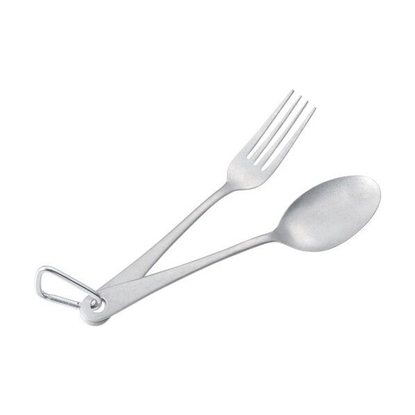 カラビナ付キャンプスプーン&フォーク CF-105 6300029467 1本