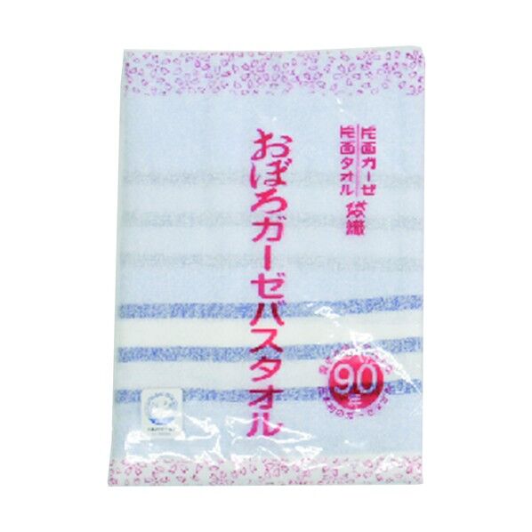 おぼろガーゼ湯上がり ブルー B/T1200 6300029598 1枚