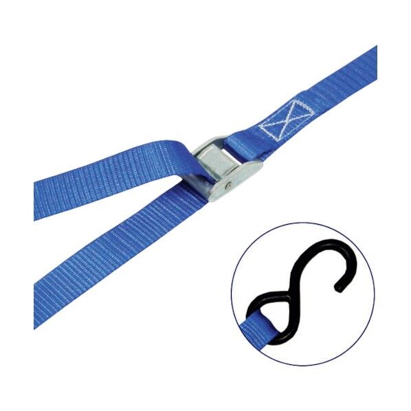 グリーンクロス フリーク 荷締めベルト青 幅25mm×長さ0.5+1m 6300029989 1本...