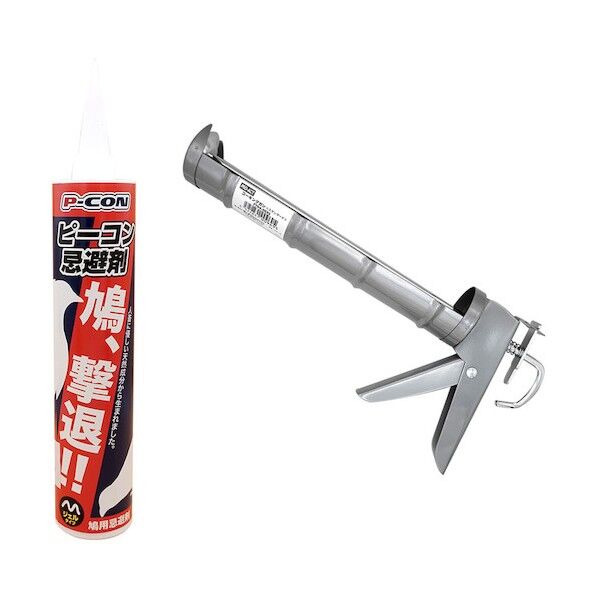 ピーコン忌避剤ジェルタイプ コーキングガン付 6300030515 1セット
