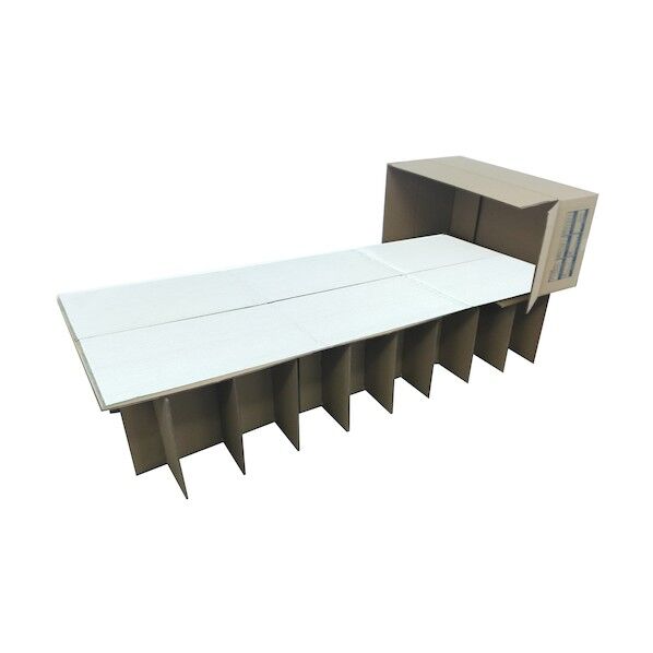 アローエコマットレス付段ボールベッド 6300030497 1セット