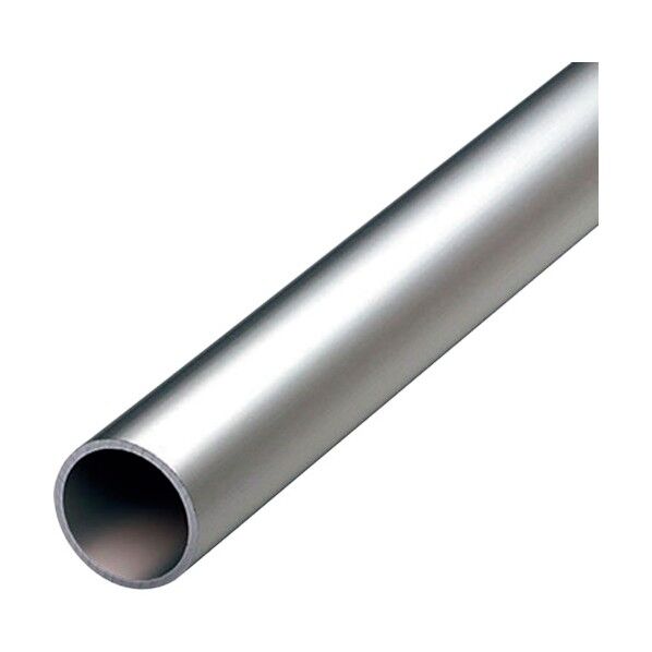 アルミ丸パイプ アルマイト付 t1.5x32Φx4m シルバー 6300031646 1本