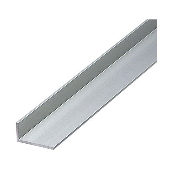 アルミ不等辺アングル アルマイト付 t1.2X5X15X3.64m シルバー 6300032180 1本