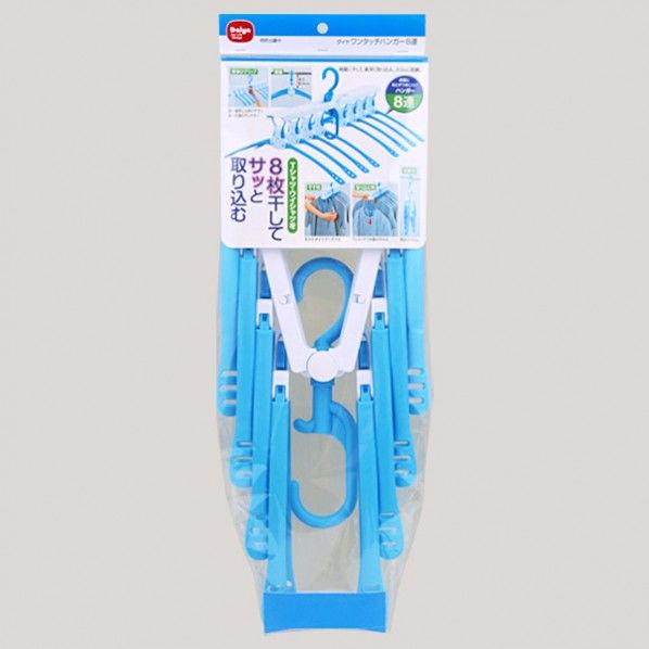 シャツハンガー ワンタッチハンガー8連 1