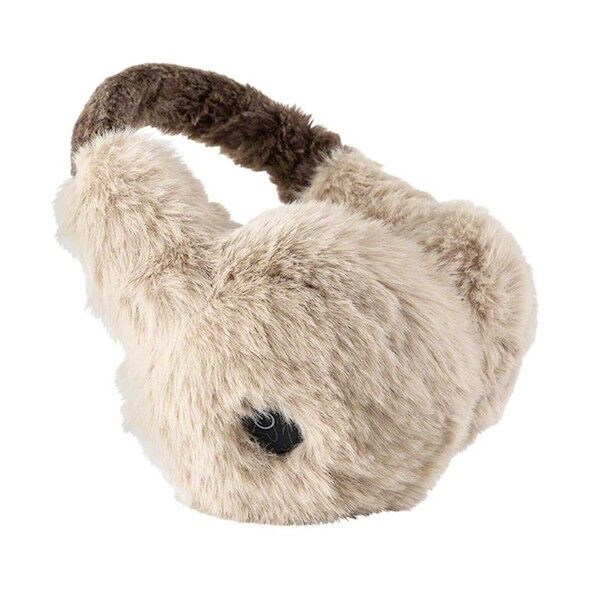 グリーンクロス 電熱耳当て すぐぬっく イヤーファー ベージュ 6300033716 1個...