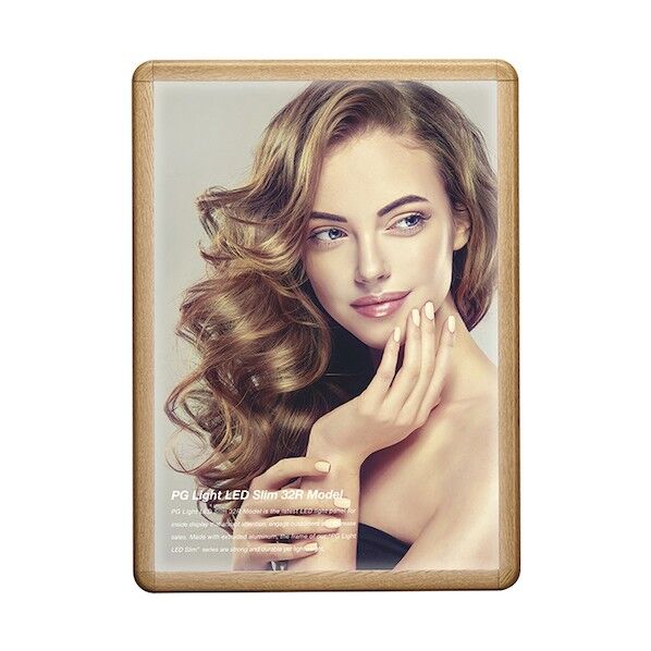 PGライトLEDスリム PG-32R 屋内用 半ツヤ木目けやき調 B1 R型 壁付仕様 6300037204   1台