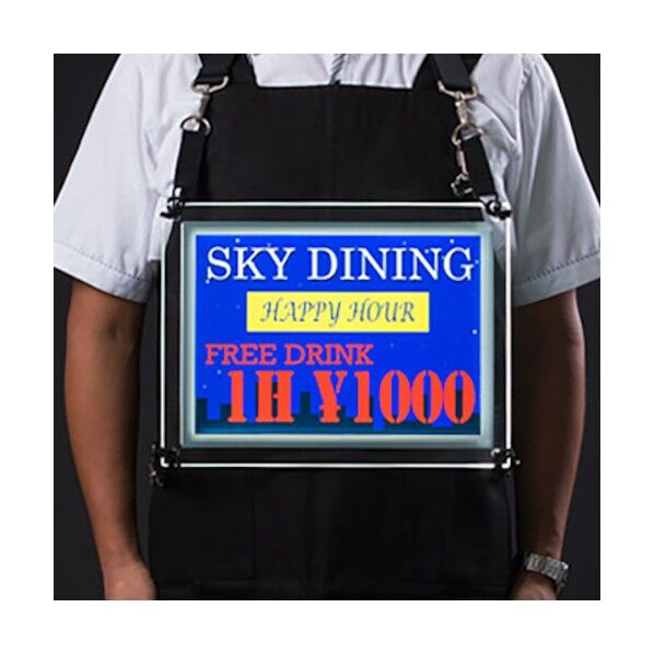 ピカちゃん看板 A4 角型 6200mAh(長時間タイプ) 6300037261   1台