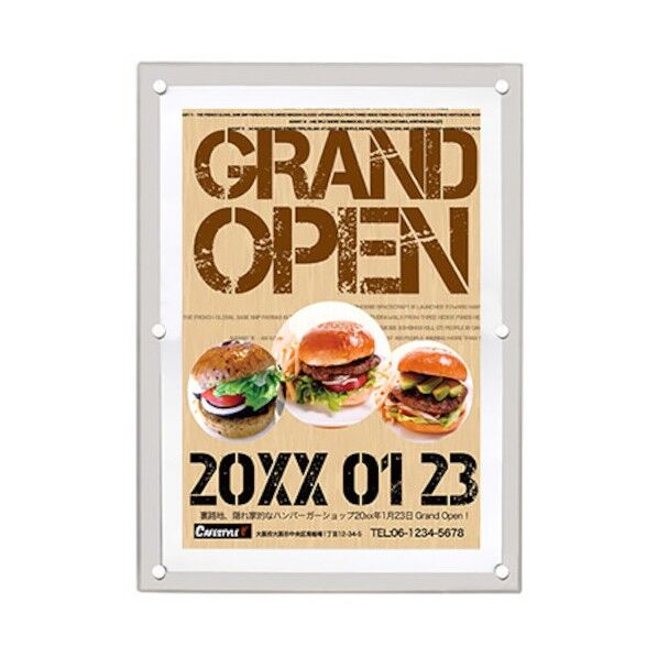 アクリルフレームLEDパネル A1 6300037364 1台