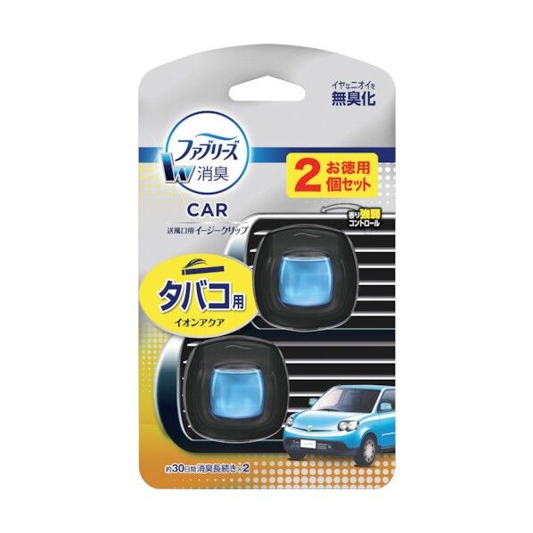 ファブリーズイージークリップタバコ用2個パック 642866 1点