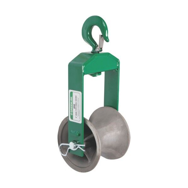 リジッド フックタイプケーブル滑車6インチ 650 1点...