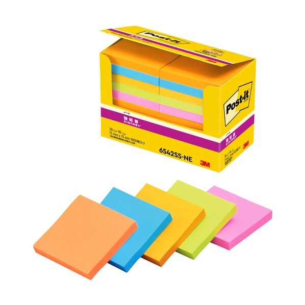 ポストイット 75×75mm 1-2857-06 90枚